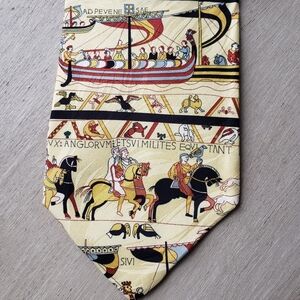 Silk Bayeux Tapestry Men's Tie